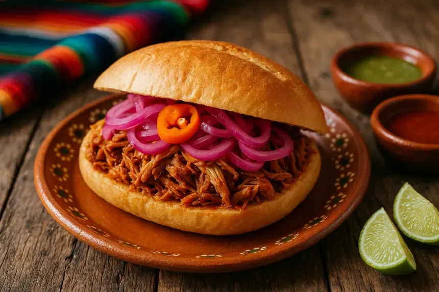 Torta de Cochinita Pibil